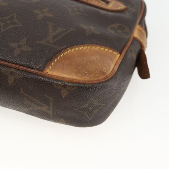 LOUIS VUITTON Monogram Marly Dragonne GM Clutch Bag M51825 LV Auth ka3502