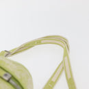 Christian Dior Toile d'Eau Vanity Bag Jacquard 2way Green Silver Auth ka3505M-10