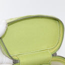 Christian Dior Toile d'Eau Vanity Bag Jacquard 2way Green Silver Auth ka3505M-18