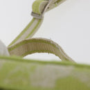 Christian Dior Toile d'Eau Vanity Bag Jacquard 2way Green Silver Auth ka3505M-8