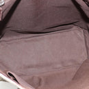 GUCCI GG Supreme Hand Bag PVC Beige Silver 131220 Auth ka3507-15