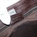 GUCCI GG Supreme Hand Bag PVC Beige Silver 131220 Auth ka3507-20