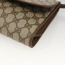 GUCCI GG Supreme Shoulder Bag PVC Beige Gold Auth ka3509-10