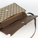 GUCCI GG Supreme Shoulder Bag PVC Beige Gold Auth ka3509-15