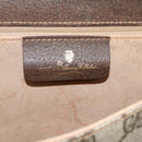 GUCCI GG Supreme Shoulder Bag PVC Beige Gold Auth ka3509-16