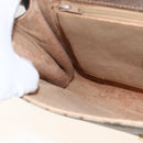 GUCCI GG Supreme Shoulder Bag PVC Beige Gold Auth ka3509-19