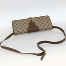 GUCCI GG Supreme Shoulder Bag PVC Beige Gold Auth ka3509-7