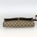 GUCCI GG Supreme Shoulder Bag PVC Beige Gold Auth ka3509-9
