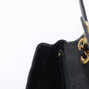 CHANEL Matelasse 30 Chain Shoulder Bag Caviar Skin Black Gold CC Auth ka350A-22