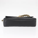 CHANEL Matelasse 30 Chain Shoulder Bag Caviar Skin Black Gold CC Auth ka350A-9