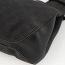 GUCCI GG Canvas Shoulder Bag Black 101971 Auth ka3517-9