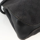 GUCCI GG Canvas Shoulder Bag Black 101971 Auth ka3517-14