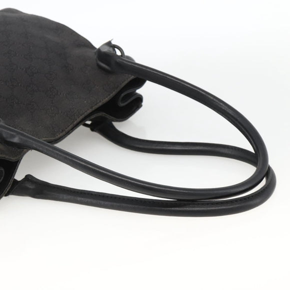 GUCCI GG Canvas Shoulder Bag Black 101971 Auth ka3517