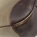 PRADA Shoulder Bag Canvas Beige Silver Auth ka3519-17