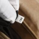 Miu Miu Matelasse Hand Bag Leather 2way Beige Gold Auth ka352-26