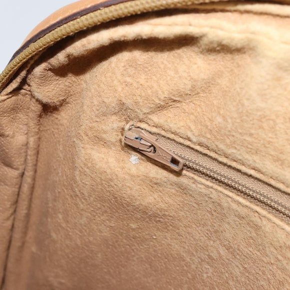 GUCCI Micro GG Supreme Shoulder Bag PVC Beige Gold 001 104 0558 Auth ka3520