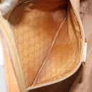 GUCCI Micro GG Supreme Shoulder Bag PVC Beige Gold 001 104 0558 Auth ka3520-22