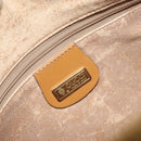 GUCCI Micro GG Supreme Shoulder Bag PVC Beige Gold Auth ka3521-16