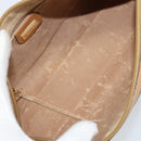 GUCCI Micro GG Supreme Shoulder Bag PVC Beige Gold Auth ka3521-17