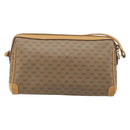 GUCCI Micro GG Supreme Shoulder Bag PVC Beige Gold Auth ka3521-3