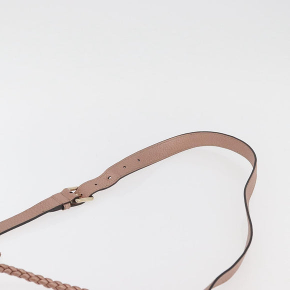GUCCI Tote Bag Leather 2way Pink Gold 282300 Auth ka3524