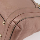 GUCCI Tote Bag Leather 2way Pink Gold 282300 Auth ka3524-15