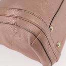 GUCCI Tote Bag Leather 2way Pink Gold 282300 Auth ka3524-16