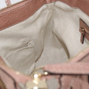 GUCCI Tote Bag Leather 2way Pink Gold 282300 Auth ka3524-22