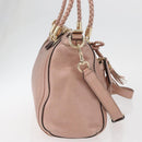 GUCCI Tote Bag Leather 2way Pink Gold 282300 Auth ka3524-4