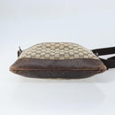 GUCCI GG Canvas Shoulder Bag Beige Silver 145857 Auth ka3527-5