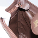 Burberrys Nova Check Shoulder Bag Canvas Beige Gold Auth ka353-18