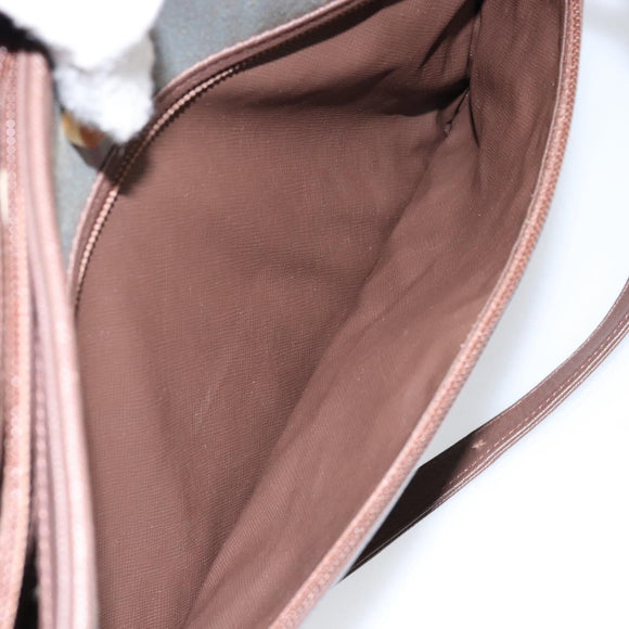 Burberrys Nova Check Shoulder Bag Canvas Beige Gold Auth ka353