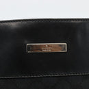 GUCCI GG Canvas Shoulder Bag Black Silver 019 0348 Auth ka3532-14