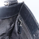 GUCCI GG Canvas Shoulder Bag Black Silver 019 0348 Auth ka3532-19