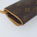 LOUIS VUITTON Monogram Pochette Twin PM Shoulder Bag M51854 LV Auth ka3535-16