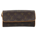 LOUIS VUITTON Monogram Pochette Twin PM Shoulder Bag M51854 LV Auth ka3535-13
