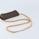 LOUIS VUITTON Monogram Pochette Twin PM Shoulder Bag M51854 LV Auth ka3535-7