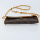 LOUIS VUITTON Monogram Pochette Twin PM Shoulder Bag M51854 LV Auth ka3535-5