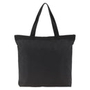 VERSACE Tote Bag Nylon Black Silver Auth ka3538-3