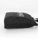 VERSACE Tote Bag Nylon Black Silver Auth ka3538-5