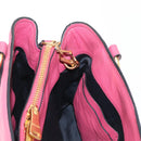 Miu Miu Tote Bag Leather 2way Pink Gold Auth ka354-24