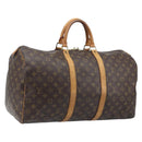 LOUIS VUITTON Monogram Keepall 50 Boston Bag M41426 LV Auth ka3540-1