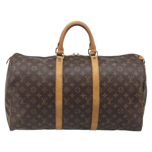 LOUIS VUITTON Monogram Keepall 50 Boston Bag M41426 LV Auth ka3540