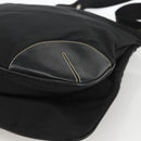 PRADA Shoulder Bag Nylon Black Silver Auth ka3541-15