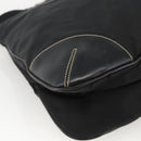 PRADA Shoulder Bag Nylon Black Silver Auth ka3541-16