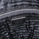 PRADA Shoulder Bag Nylon Black Silver Auth ka3541-20