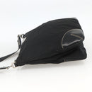 PRADA Shoulder Bag Nylon Black Silver Auth ka3541-3