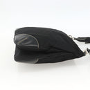 PRADA Shoulder Bag Nylon Black Silver Auth ka3541-4
