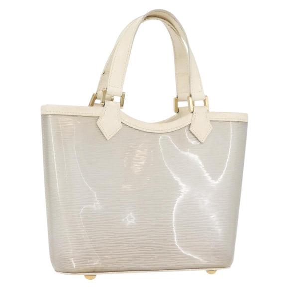 LOUIS VUITTON Epi Plage Mini lagoon Bay Hand Bag White M92263 LV Auth ka3546