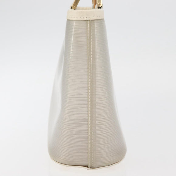 LOUIS VUITTON Epi Plage Mini lagoon Bay Hand Bag White M92263 LV Auth ka3546